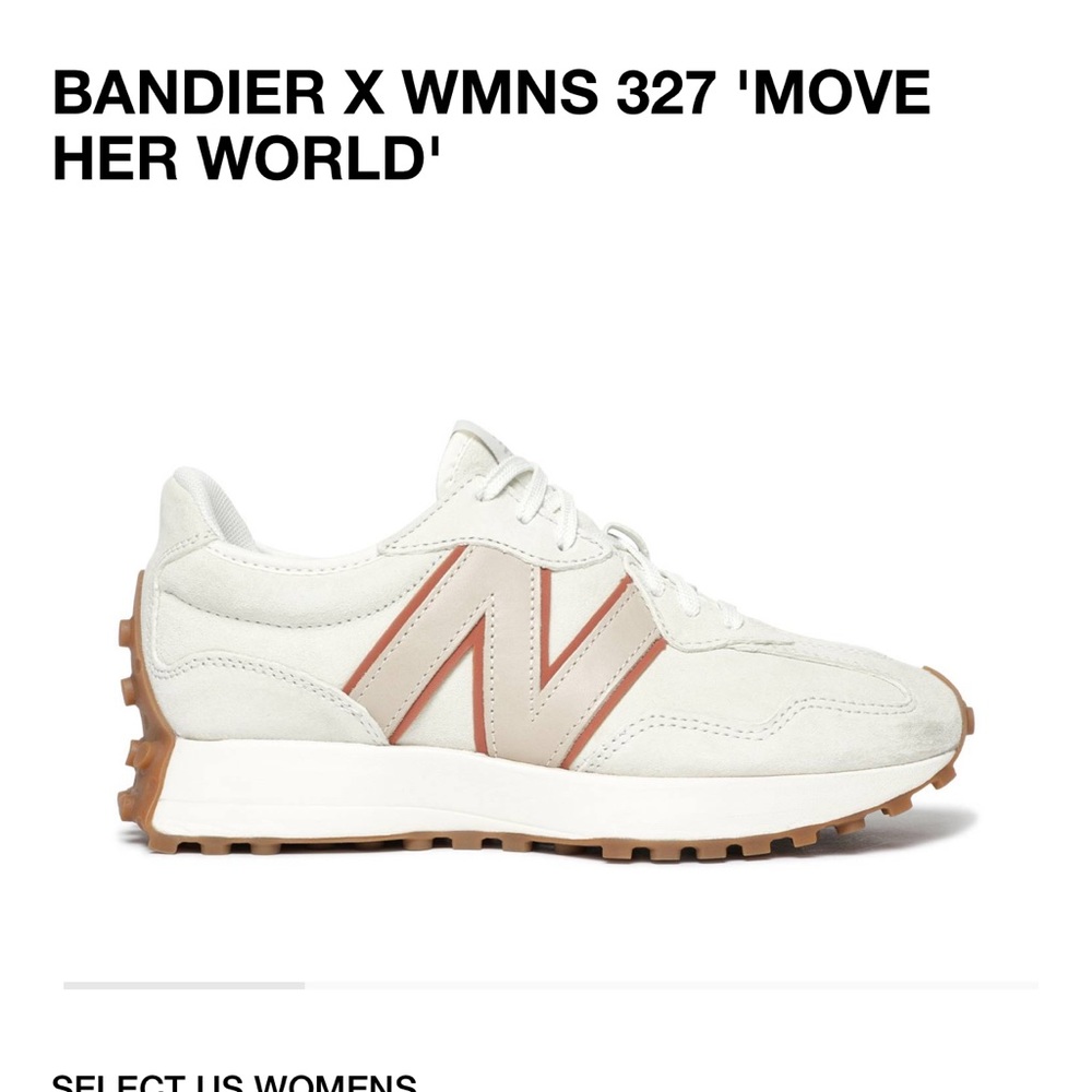 Bandier x new balance 327 move her world